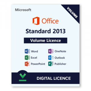 Volume Licence Microsoft Office 2013 Standard | Digital Licence