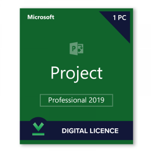 Microsoft Project Professional 2019 Digital Licence