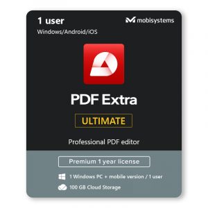 PDF Extra Ultimate | 1 User | PC/Mobile | 1 Year - Digital Licence