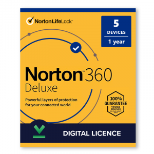 Norton 360 Deluxe 5 Devices | 1 Year - Digital Licence