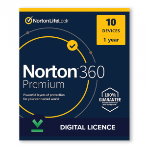 Norton 360 Premium 10 Devices | 1 Year - Digital Licence